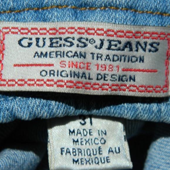 Guess Women High Waisted Mom Jeans Blue Size 31 - Picture 8 of 8